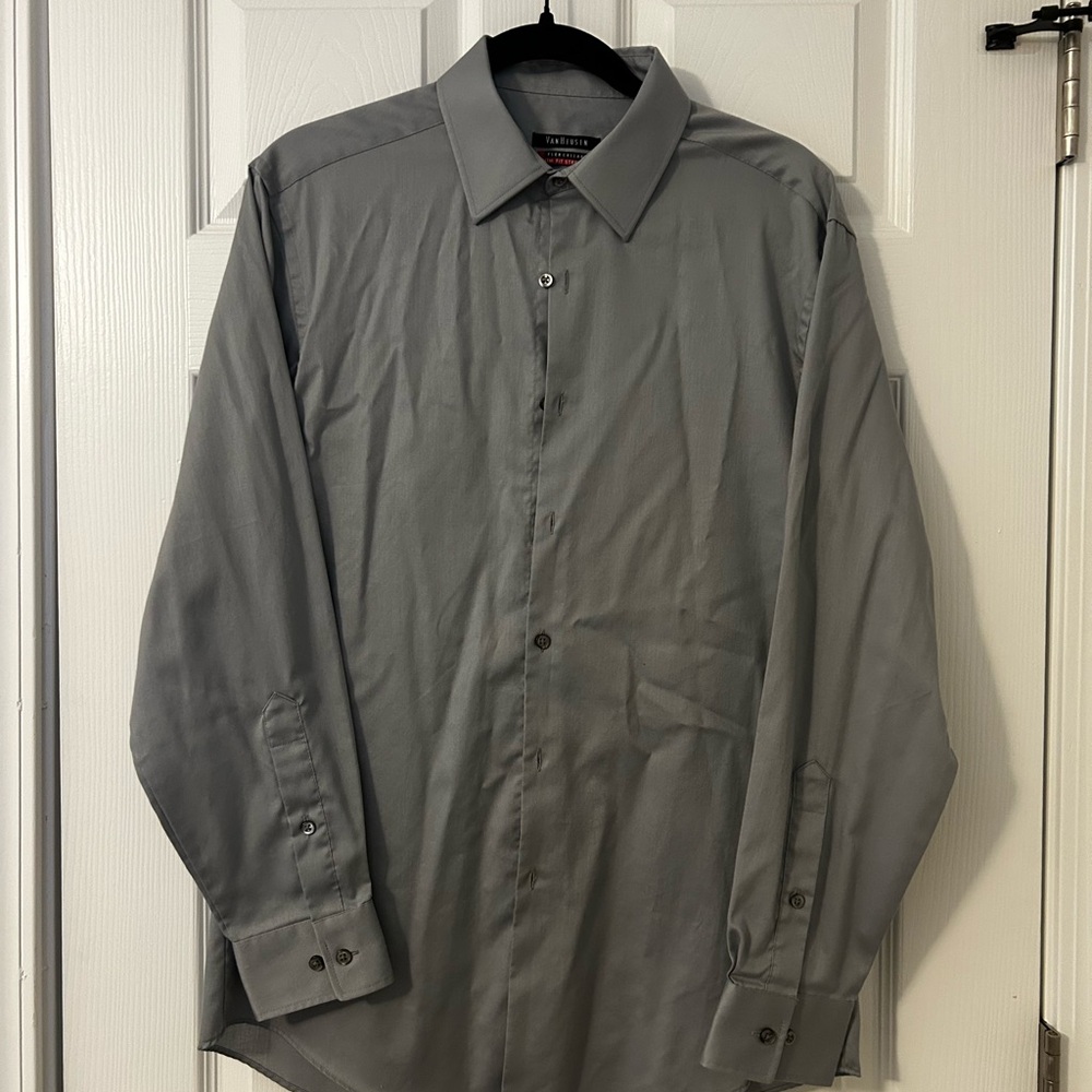 Van Heusen Gray Dress Shirt